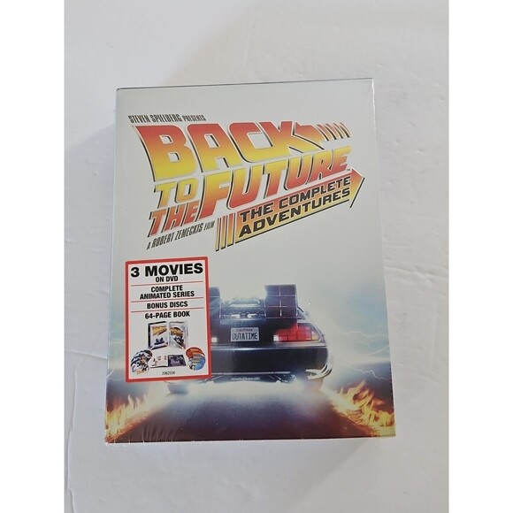 Back to the Future: The Complete Adventures New DVD Book Bonus Discs SEALED - Picture 1 of 8